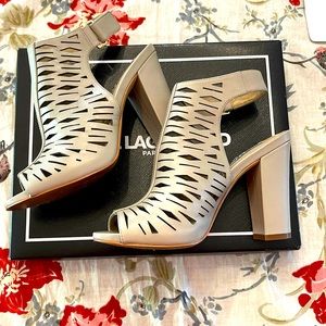 Karl Lagerfeld Leather Heels